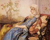 An Exotic Beauty in an Interior - 奥古斯特·托尔穆奇